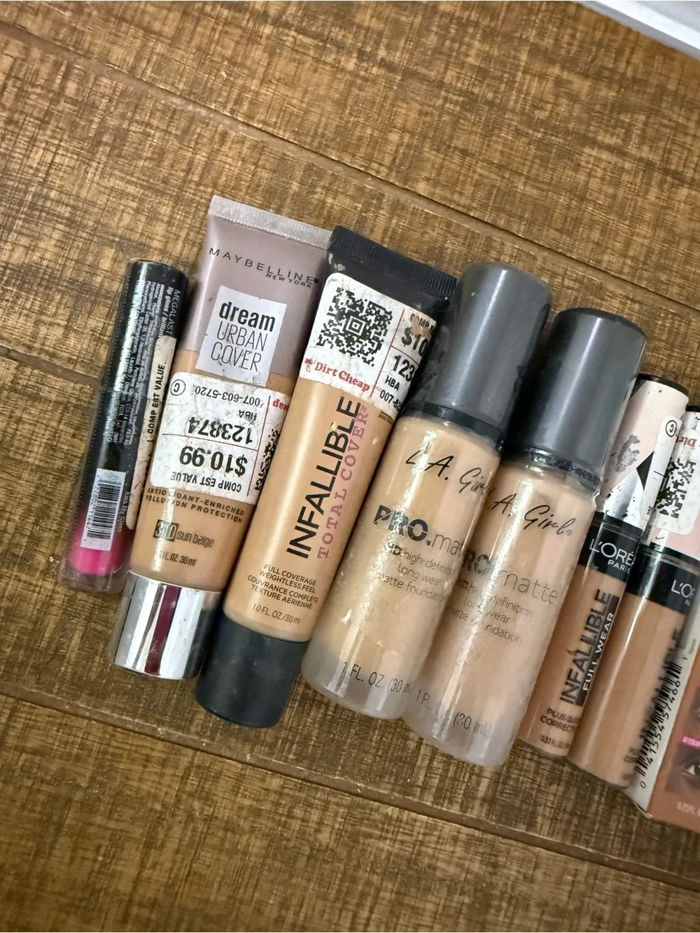 Maybelline Fit Me & Assorted Liquid Foundations - Beige/Tan Shades